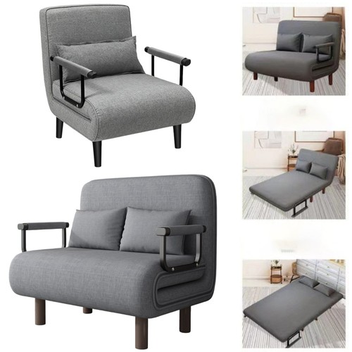 Single double fabric sofa bed - single/double,