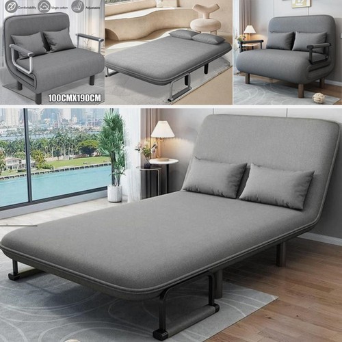 190cm double fabric sofa - 190cm, bed