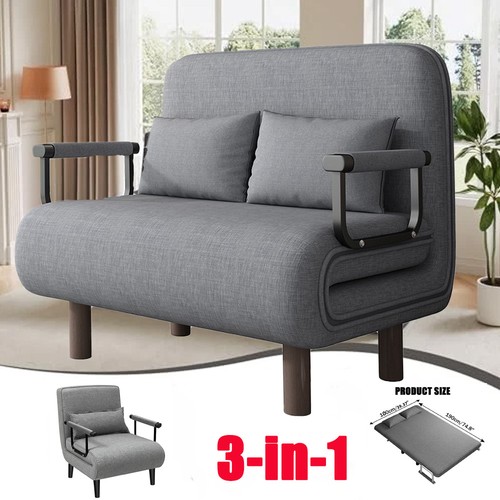 New double fabric sofa bed - new,