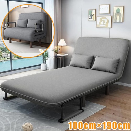 Double fabric sofa - double, sleeper
