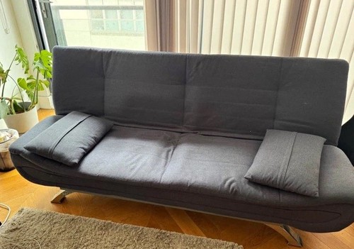 Grey fabric sofa - grey,