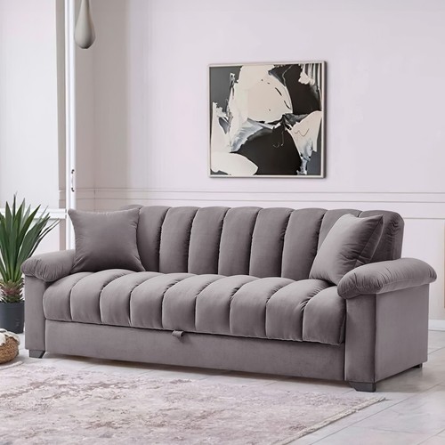 Seater sofa bed velvet - seater,