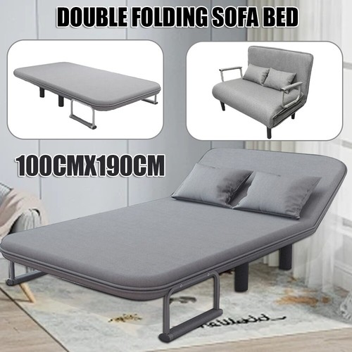Double fabric sofa - sofa, bed