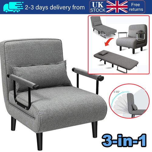 190cm seater fabric sofa bed - 190cm,