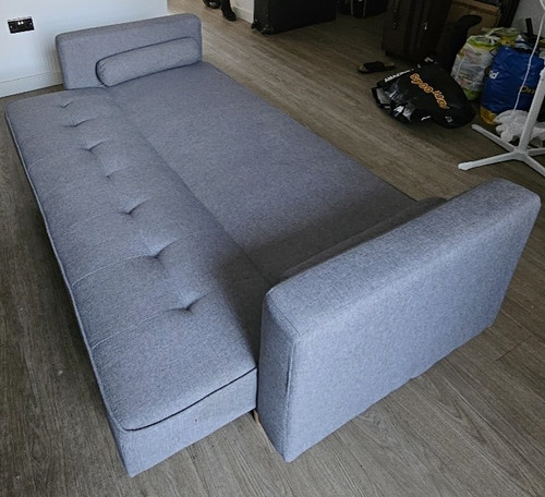 Grey fabric convertible - fabric,