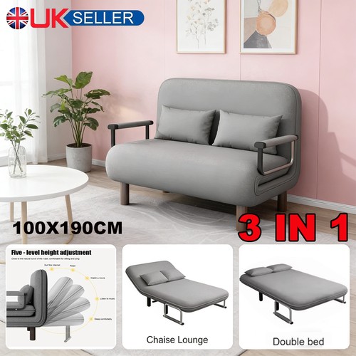 Double fabric sofa bed - double,