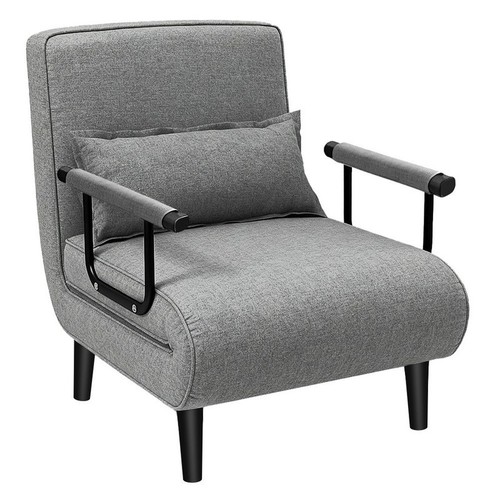 Upholstered fabric sofa bed - upholstered,