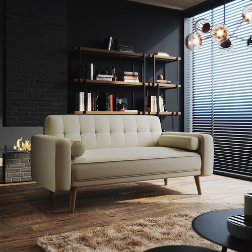 Cream seater fabric - seater,