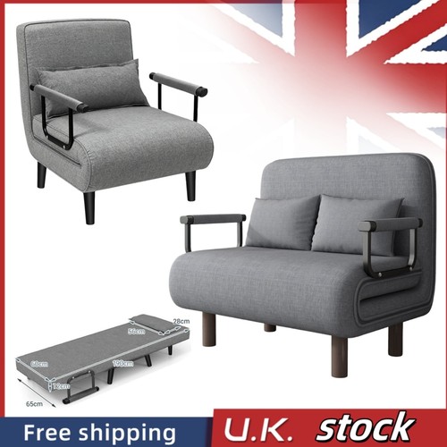 Fabric sofa bed - fabric,
