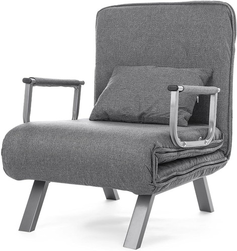 Single fabric sofa - bed, sleeper